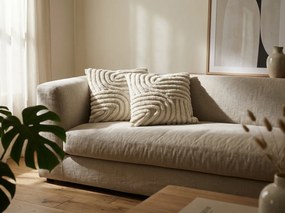 Perna decorativa CATY 45x45 cm, gri deschis