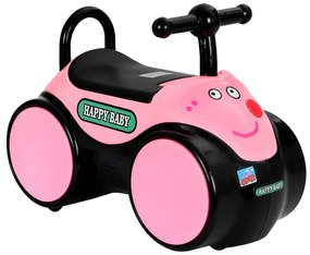 Masinuta Peppa Pig cu lumini colorate si muzica, Roz, Stocare sub sezut