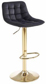 Scaun tip bar Harriet (Auriu + Negru). 1049375