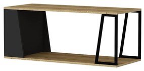 Măsuță de cafea Nidupe 2 (stejar zafir + negru) . 1093295