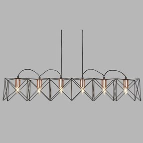 Lustra moderna design minimalist Anthea 8416-6BK SRT