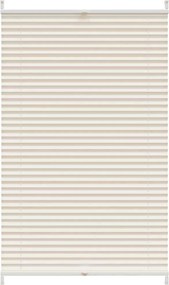 vidaXL Jaluzea plisată, crem, 90x100 cm