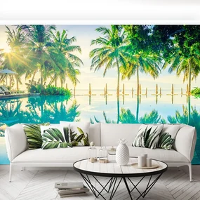 Fototapet Palms Pool