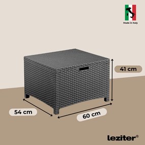 Set mobilier de grădină Lima cu 4 locuri, grafit