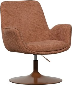 Fotoliu portocaliu cu șezut cu înălțime ajustabilă Marten – WOOOD