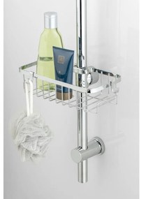 Raft pentru baie argintiu autoadeziv din oțel inoxidabil Floresta – Wenko