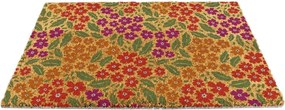 Covoraș de intrare din fibre de nucă de cocos 40x60 cm Floral – Artsy Doormats
