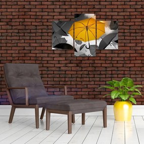 Tablou - Umbrelă galbenă (90x60 cm)