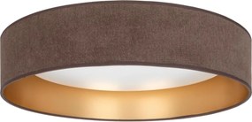 Brilagi-LED Lampă reglabilă VELVET SM. 24W/230V 3000-6000K Ø 45 cm maro/auriu WT+DO