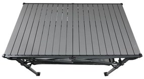 Masă pliabilă de camping 118x70 cm antracit