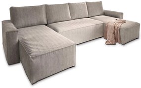 Coltar in forma de U SMART COSARO 295x140 cm, bej