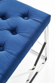 Bancuta interior Milagro Velvet albastra – H47