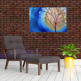 Tablou - Copac în fața soarelui (90x60 cm)