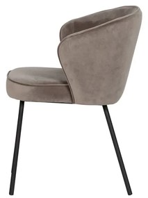 Set de scaune de sufragerie bej 2 buc. tapițat Admit – WOOOD