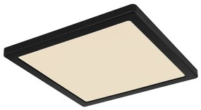 Plafoniera LED design modern LASSE negru 29,1x29,1cm