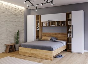Set Mobilier Dormitor Complet Timber - Configuratia 4