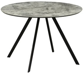 Masa rotunda design gri beton ATELIER 100cm