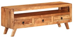vidaXL Comodă TV, 110x30x40 cm, lemn masiv de acacia