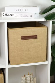 Cutie de depozitare din pâslă, Aberto Design, Culoare: Natural