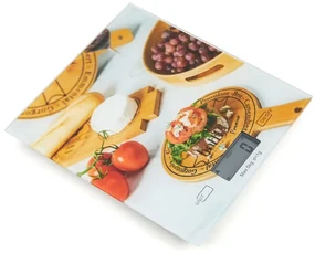 Cantar Bucatarie Botti Cheese, sticla, 20 x 18 cm, 5 kg