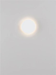 Aplica lumina ambientala pentru fatade IP65 ELLUX alb 10cm