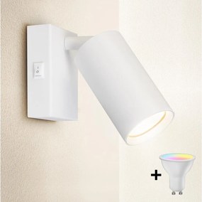 Brilagi - Aplică LED de perete dimabilă SELE, spot 1xGU10/4,8W/230V, albă