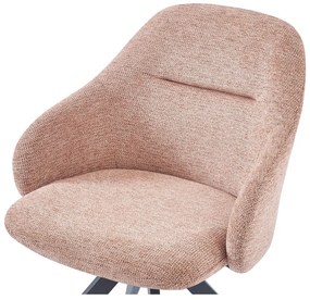 Set de scaune de sufragerie maro deschis cu cotiere 2 buc. tapițat Tamara – Marckeric