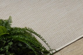 Covor, traversa SISAL SION A5165A Melanj țesute plate ecru / cremă