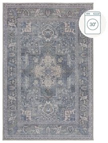 Covor verde lavabil din amestec de fibre reciclate 120x170 cm Windsor – Flair Rugs