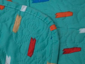 Cuvertura de pat LUNIRA, turcoaz Dimensiune: 170 x 210 cm