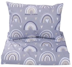 1 x SET LENJERIE BUMBAC 3 PIESE - Curcubee bleu