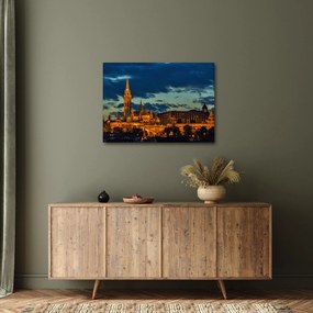 Tablou cu construcție iluminată (70x50 cm)