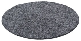 Covor gri închis rotund ø 80 cm Life – Ayyildiz Carpets