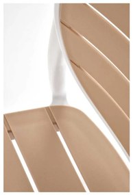 Scaun de bucătărie Josie, maro / alb