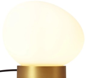 Lampă de masă de design din alamă cu sticlă opal - Sally