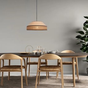 Lustră pe cablu MANISO 1xE27/60W/230V d. 45 cm bej