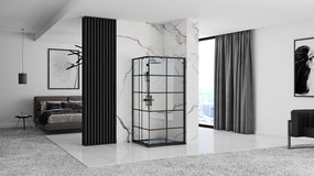 Cabina de dus Rea Concept Black 80x100