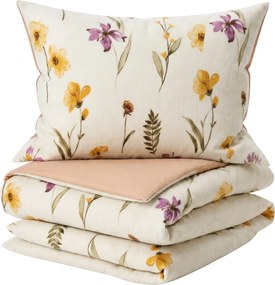 Lenjerie de pat dubla DUO SENSE WILDELLA crem cocolino/flanel Dimensiune lenjerie de pat: 70 x 90 cm | 140 x 200 cm