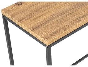 Masă consolă CANVAS 80x100 cm pin atlantic/negru