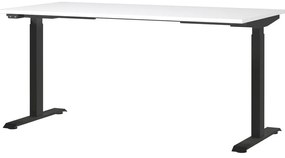 Birou cu blat alb cu înălțime ajustabilă electric 80x160 cm Jet – Germania
