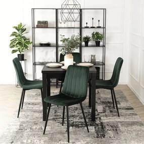 JAKS Masă extensibilă 80 - 160cm Max negru 2/2