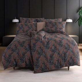 Lenjerie de pat din bumbac renforce 4Home MidnightFern , 140 x 200 cm, 70 x 90 cm