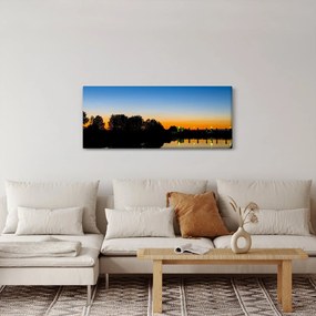 Tablou cu apus de soare (120x50 cm)