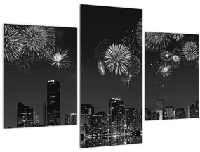Tablou - Artificii in Miami (90x60 cm)