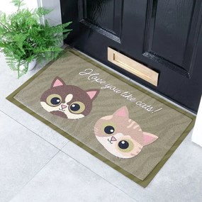 Covoraș de intrare 40x70 cm Hope You Like Cats – Artsy Doormats