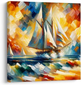 Tablou călătorie marină colorată