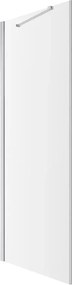 Paravan cabina de dus, perete lateral Omnires Manhattan 80 cm sticla 6 mm transparent