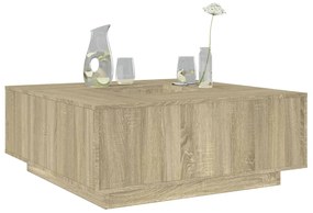 vidaXL Măsuță de cafea stejar sonoma 100x100x40 cm lemn prelucrat