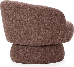 Fotoliu mov/maro pivotant Dali – MOME