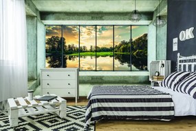 Fototapet - Privie spre lac (152,5x104 cm)